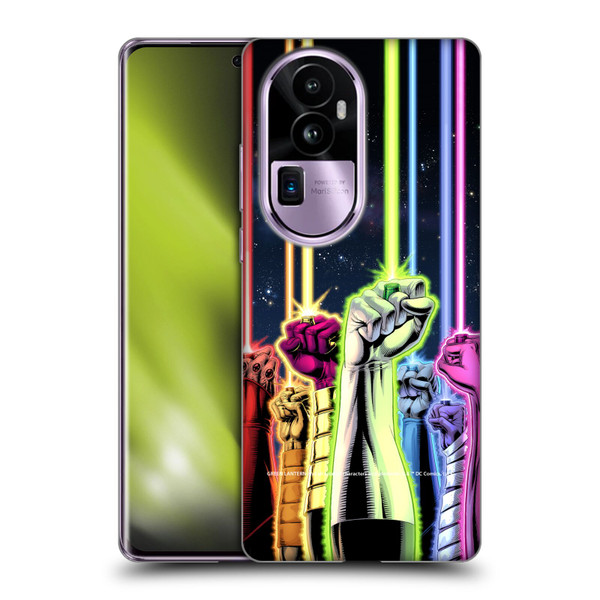 Green Lantern DC Comics Comic Book Covers Power Rings Soft Gel Case for OPPO Reno10 Pro+