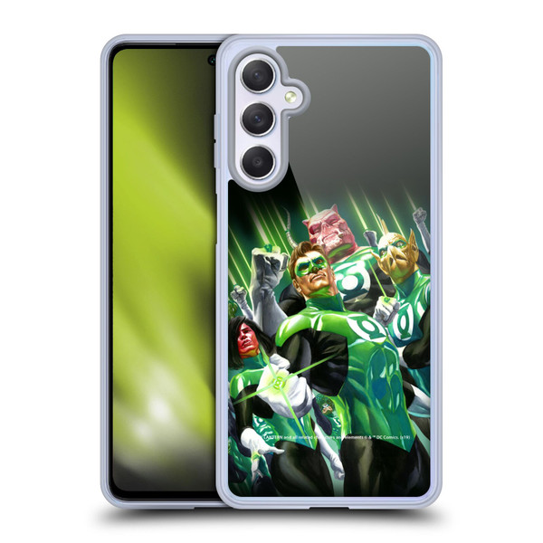 Green Lantern DC Comics Comic Book Covers Group Soft Gel Case for Samsung Galaxy M54 5G