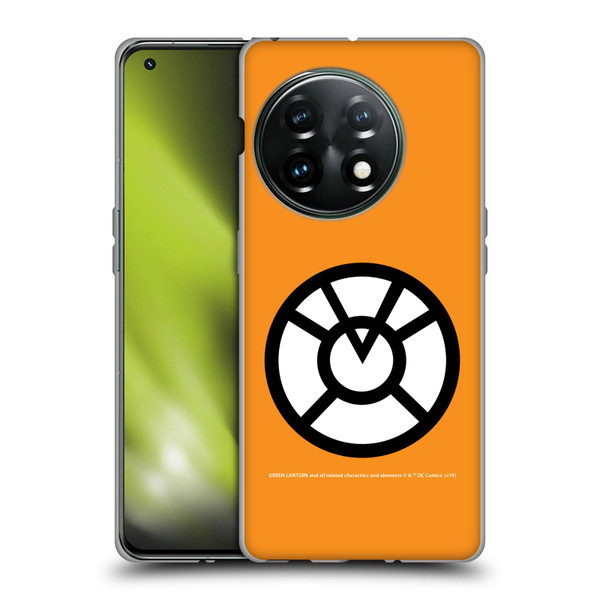 Green Lantern DC Comics Lantern Corps Orange Soft Gel Case for OnePlus 11 5G