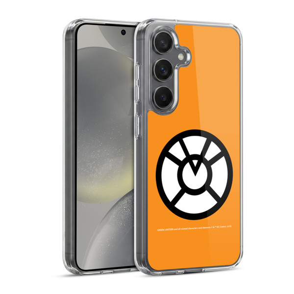 Green Lantern DC Comics Lantern Corps Orange Soft Gel Case for Samsung Galaxy S24 5G & MagSafe