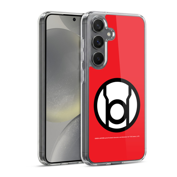 Green Lantern DC Comics Lantern Corps Red Soft Gel Case for Samsung Galaxy S24 5G & MagSafe
