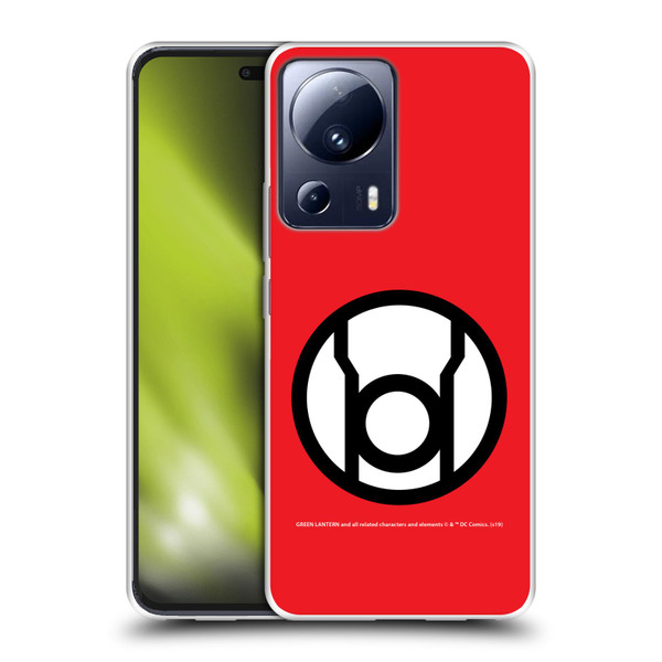 Green Lantern DC Comics Lantern Corps Red Soft Gel Case for Xiaomi 13 Lite 5G