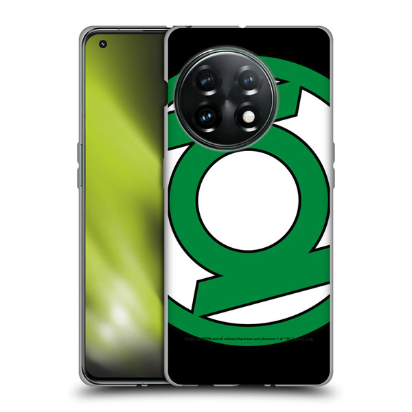 Green Lantern DC Comics Logos Oversized Soft Gel Case for OnePlus 11 5G