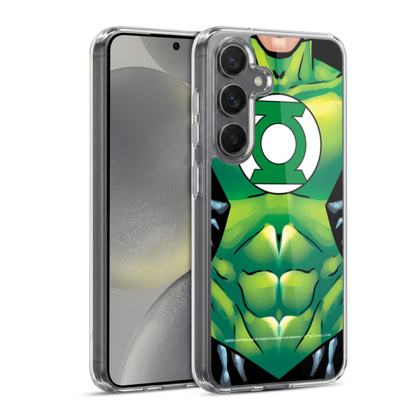 Green Lantern DC Comics Logos Uniform Soft Gel Case for Samsung Galaxy S24 5G & MagSafe