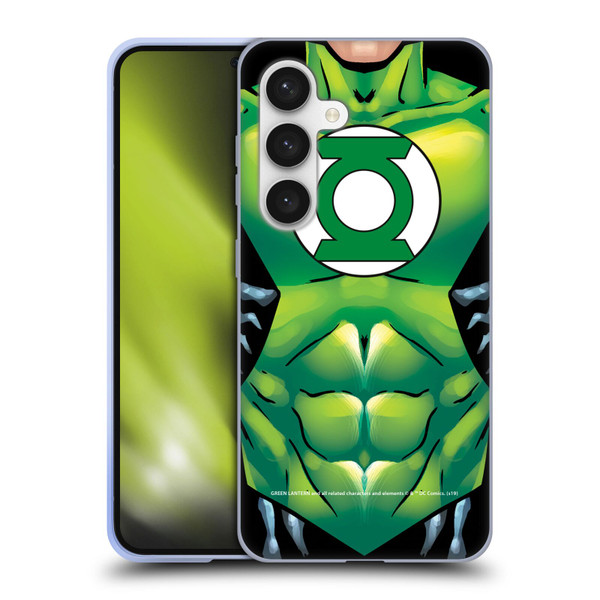 Green Lantern DC Comics Logos Uniform Soft Gel Case for Samsung Galaxy S24 5G