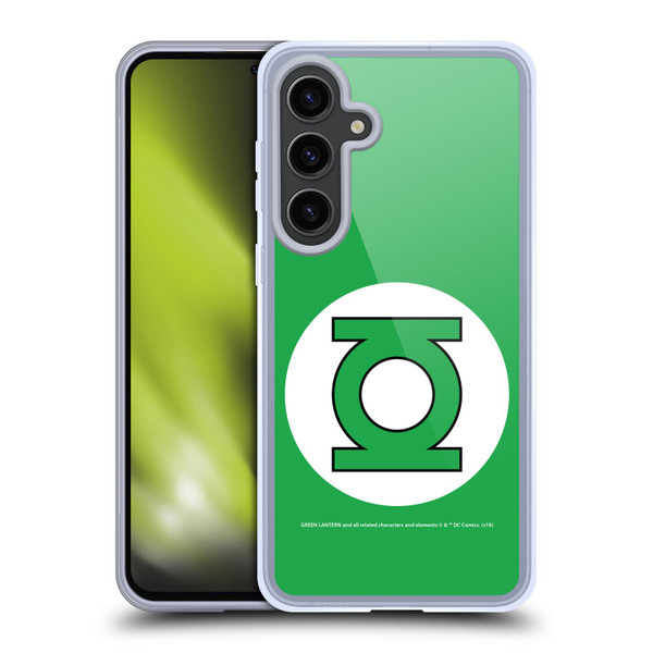 Green Lantern DC Comics Logos Classic Soft Gel Case for Samsung Galaxy S24+ 5G
