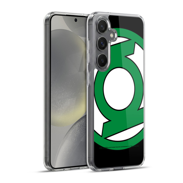 Green Lantern DC Comics Logos Oversized Soft Gel Case for Samsung Galaxy S24+ 5G & MagSafe