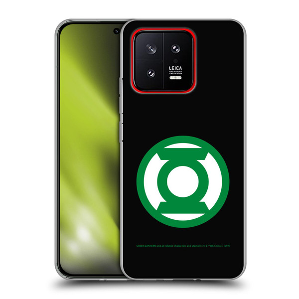Green Lantern DC Comics Logos Black Soft Gel Case for Xiaomi 13 5G