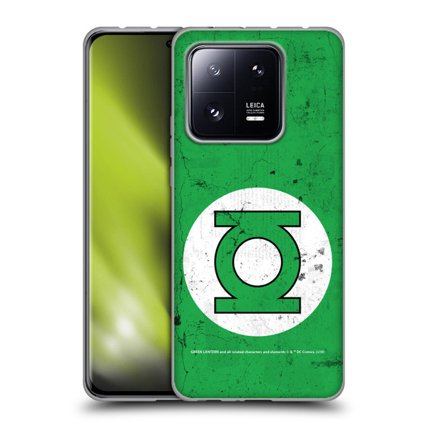 Green Lantern DC Comics Logos Classic Distressed Look Soft Gel Case for Xiaomi 13 Pro 5G