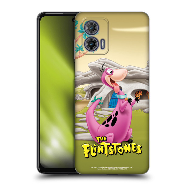 The Flintstones Characters Dino Soft Gel Case for Motorola Moto G73 5G