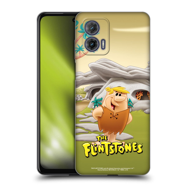 The Flintstones Characters Barney Rubble Soft Gel Case for Motorola Moto G73 5G