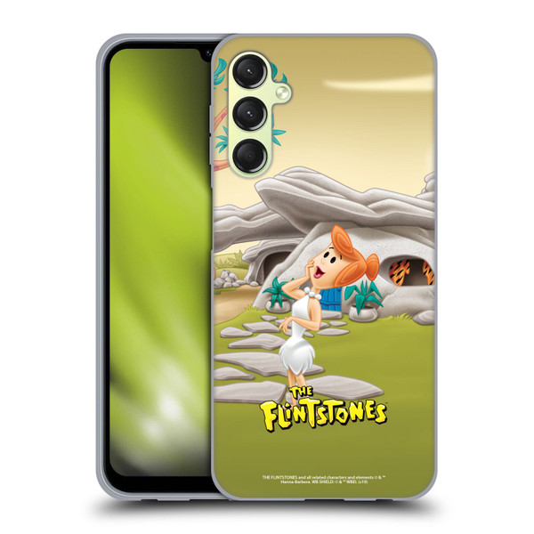 The Flintstones Characters Wilma Flintstones Soft Gel Case for Samsung Galaxy A24 4G / Galaxy M34 5G