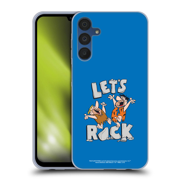 The Flintstones Graphics Fred And Barney Soft Gel Case for Samsung Galaxy A15