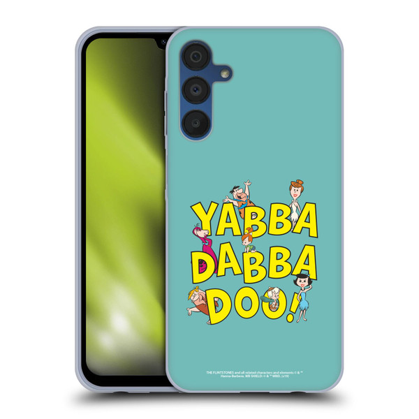 The Flintstones Graphics Yabba-Dabba-Doo Soft Gel Case for Samsung Galaxy A15