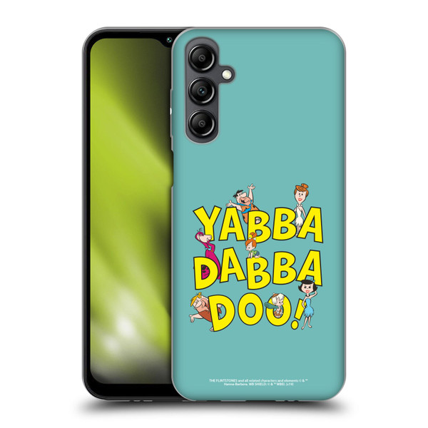 The Flintstones Graphics Yabba-Dabba-Doo Soft Gel Case for Samsung Galaxy M14 5G