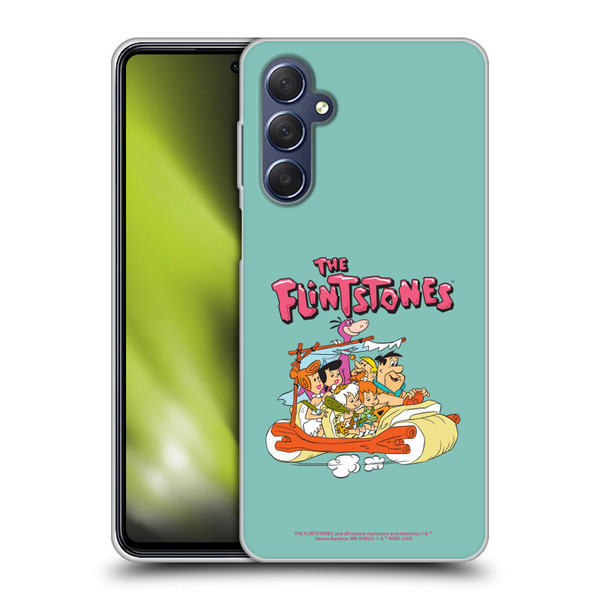The Flintstones Graphics Family Soft Gel Case for Samsung Galaxy M54 5G
