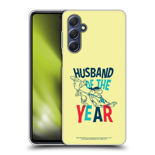 The Flintstones Graphics Husband Of The Year Soft Gel Case for Samsung Galaxy M54 5G