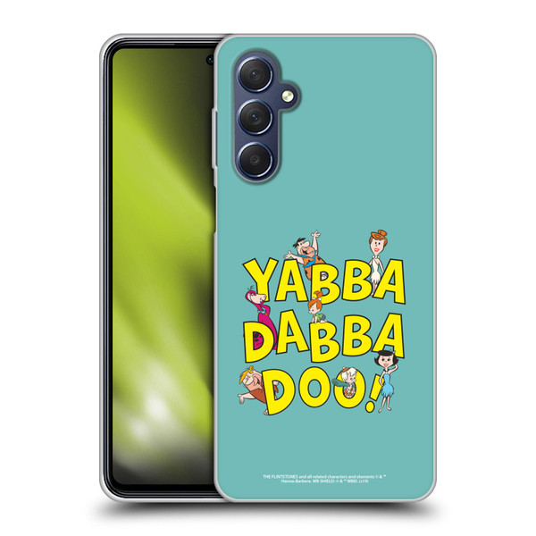 The Flintstones Graphics Yabba-Dabba-Doo Soft Gel Case for Samsung Galaxy M54 5G
