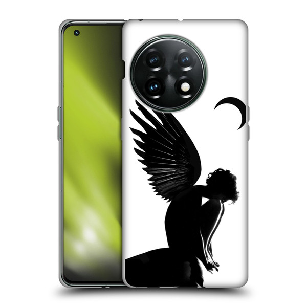LouiJoverArt Black And White Angel Soft Gel Case for OnePlus 11 5G
