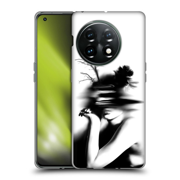 LouiJoverArt Black And White The Mystery Of Never Soft Gel Case for OnePlus 11 5G