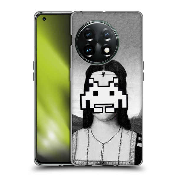 LouiJoverArt Black And White Renaissance Invaders Soft Gel Case for OnePlus 11 5G