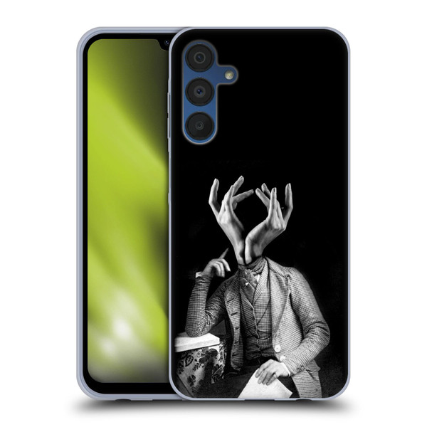 LouiJoverArt Black And White Sensitive Man Soft Gel Case for Samsung Galaxy A15