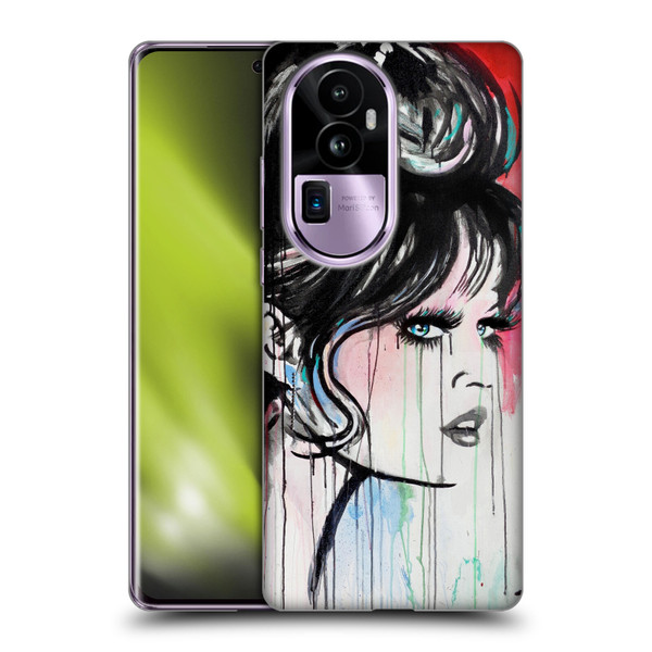 LouiJoverArt Red Ink God Created Woman Soft Gel Case for OPPO Reno10 Pro+