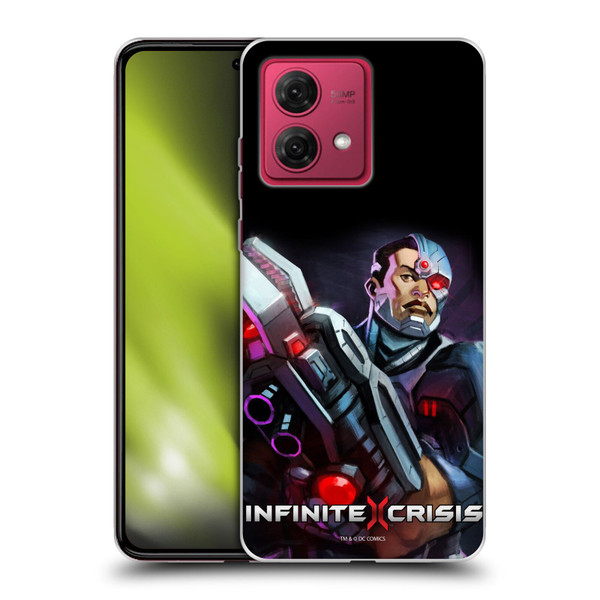 Infinite Crisis Characters Cyborg Soft Gel Case for Motorola Moto G84 5G