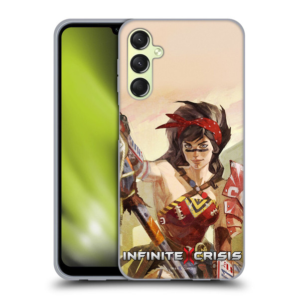 Infinite Crisis Characters Atomic Wonder Woman Soft Gel Case for Samsung Galaxy A24 4G / M34 5G