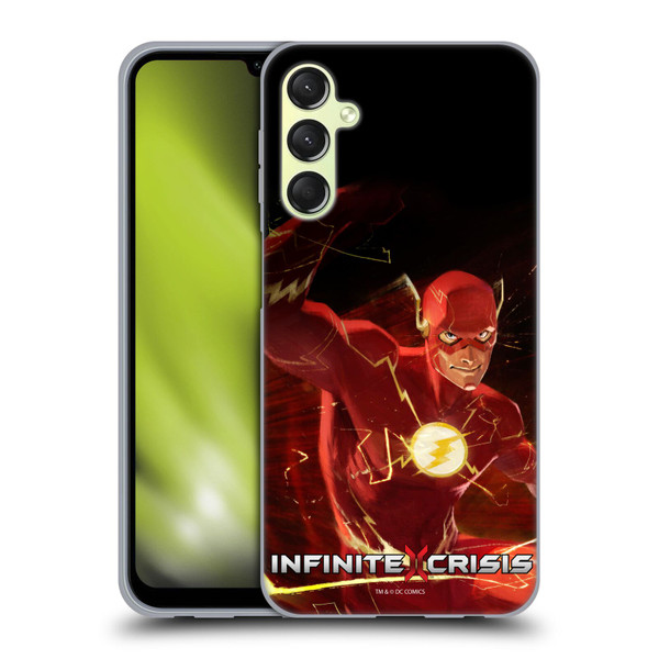 Infinite Crisis Characters Flash Soft Gel Case for Samsung Galaxy A24 4G / M34 5G