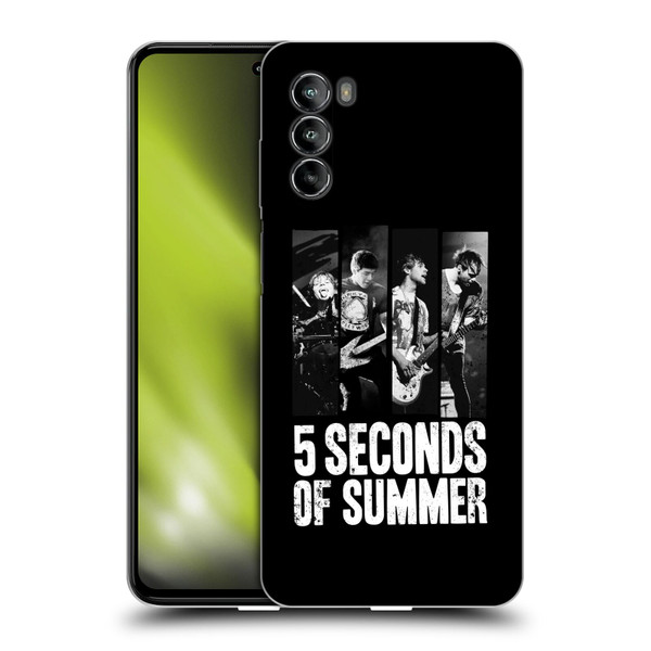 5 Seconds of Summer Posters Strips Soft Gel Case for Motorola Moto G82 5G