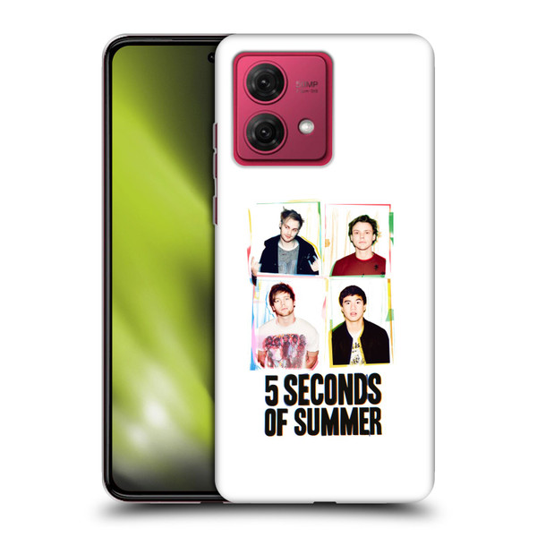 5 Seconds of Summer Posters Polaroid Soft Gel Case for Motorola Moto G84 5G