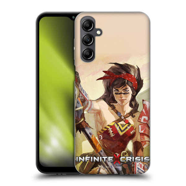 Infinite Crisis Characters Atomic Wonder Woman Soft Gel Case for Samsung Galaxy M14 5G