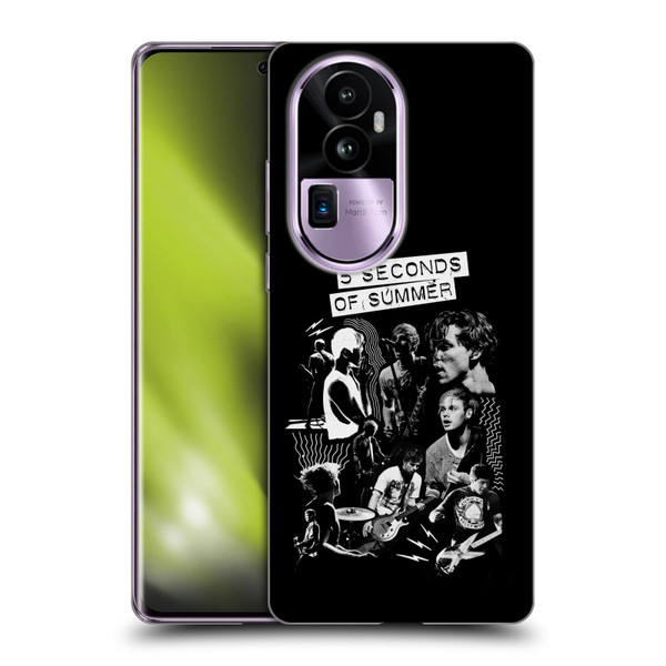 5 Seconds of Summer Posters Punkzine Soft Gel Case for OPPO Reno10 Pro+