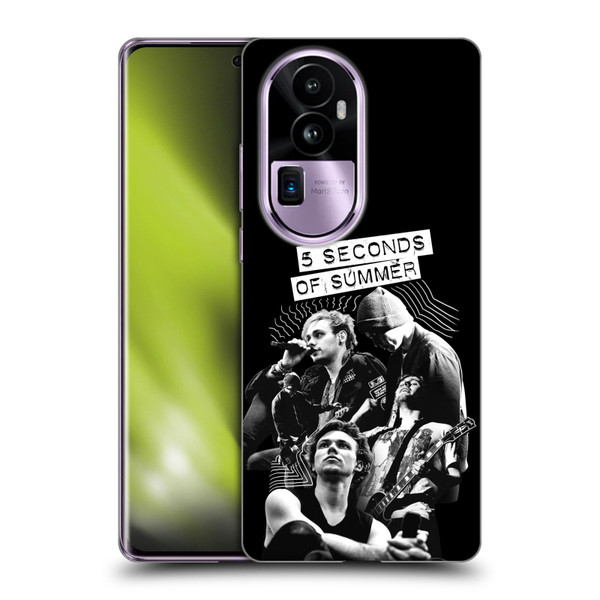5 Seconds of Summer Posters Punkzine 2 Soft Gel Case for OPPO Reno10 Pro+