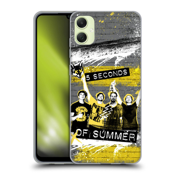 5 Seconds of Summer Posters Splatter Soft Gel Case for Samsung Galaxy A05