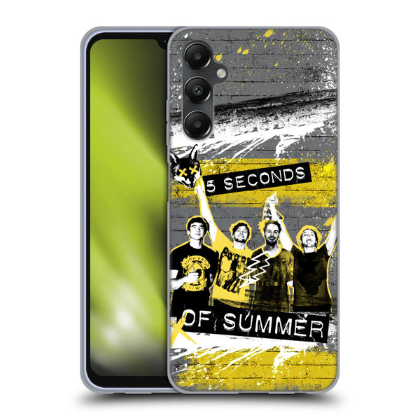 5 Seconds of Summer Posters Splatter Soft Gel Case for Samsung Galaxy A05s
