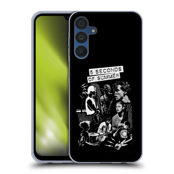 5 Seconds of Summer Posters Punkzine Soft Gel Case for Samsung Galaxy A15