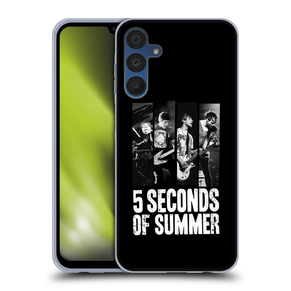 5 Seconds of Summer Posters Strips Soft Gel Case for Samsung Galaxy A15