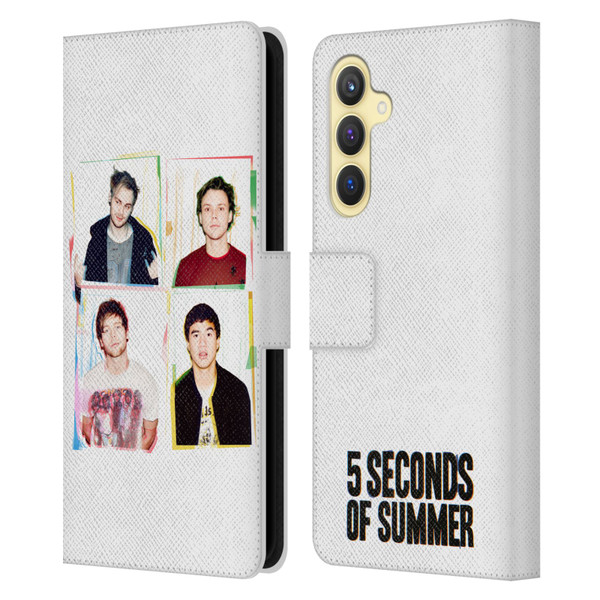 5 Seconds of Summer Posters Polaroid Leather Book Wallet Case Cover For Samsung Galaxy S23 FE 5G