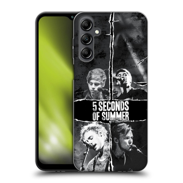 5 Seconds of Summer Posters Torn Papers 2 Soft Gel Case for Samsung Galaxy M14 5G