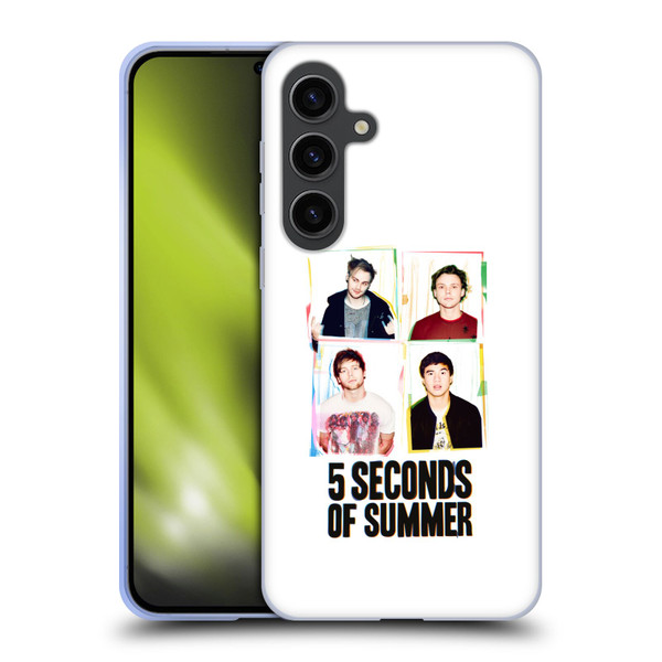 5 Seconds of Summer Posters Polaroid Soft Gel Case for Samsung Galaxy S24+ 5G