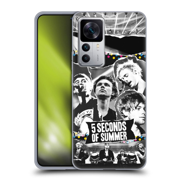 5 Seconds of Summer Posters Torn Papers 1 Soft Gel Case for Xiaomi 12T 5G / 12T Pro 5G / Redmi K50 Ultra 5G