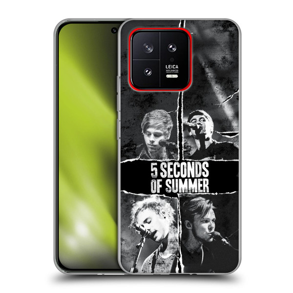 5 Seconds of Summer Posters Torn Papers 2 Soft Gel Case for Xiaomi 13 5G