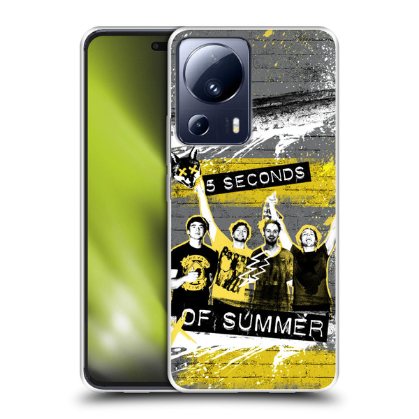 5 Seconds of Summer Posters Splatter Soft Gel Case for Xiaomi 13 Lite 5G