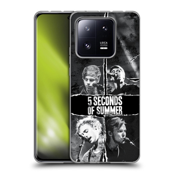 5 Seconds of Summer Posters Torn Papers 2 Soft Gel Case for Xiaomi 13 Pro 5G