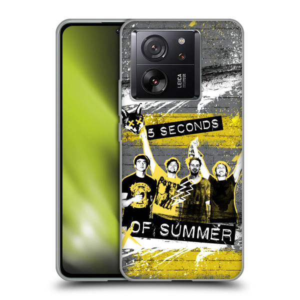 5 Seconds of Summer Posters Splatter Soft Gel Case for Xiaomi 13T 5G / 13T Pro 5G
