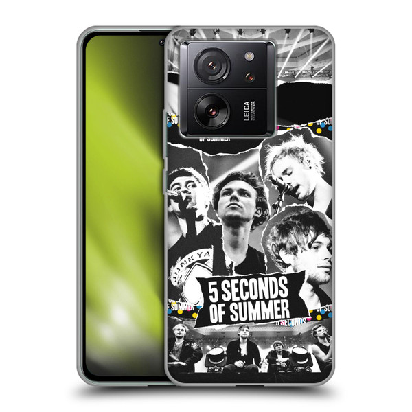 5 Seconds of Summer Posters Torn Papers 1 Soft Gel Case for Xiaomi 13T 5G / 13T Pro 5G