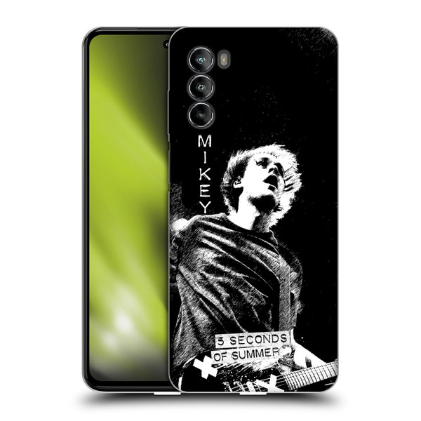 5 Seconds of Summer Solos BW Mikey Soft Gel Case for Motorola Moto G82 5G