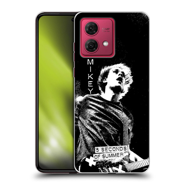 5 Seconds of Summer Solos BW Mikey Soft Gel Case for Motorola Moto G84 5G